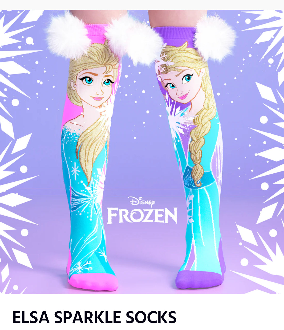 Elsa Sparkle Socks
