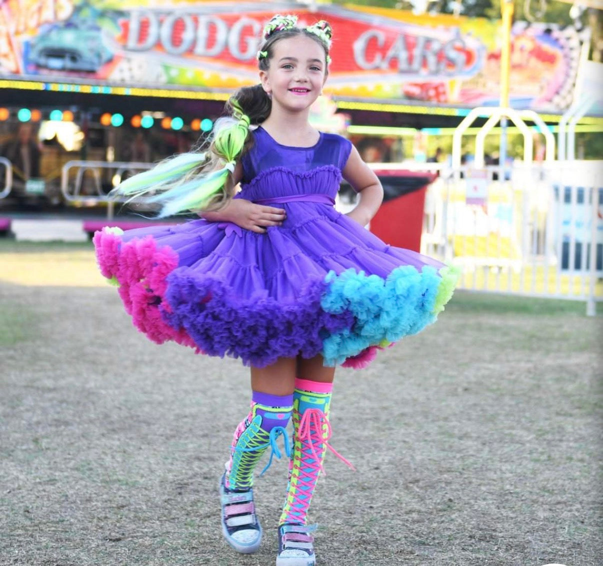 Wonderland Purple  Dress