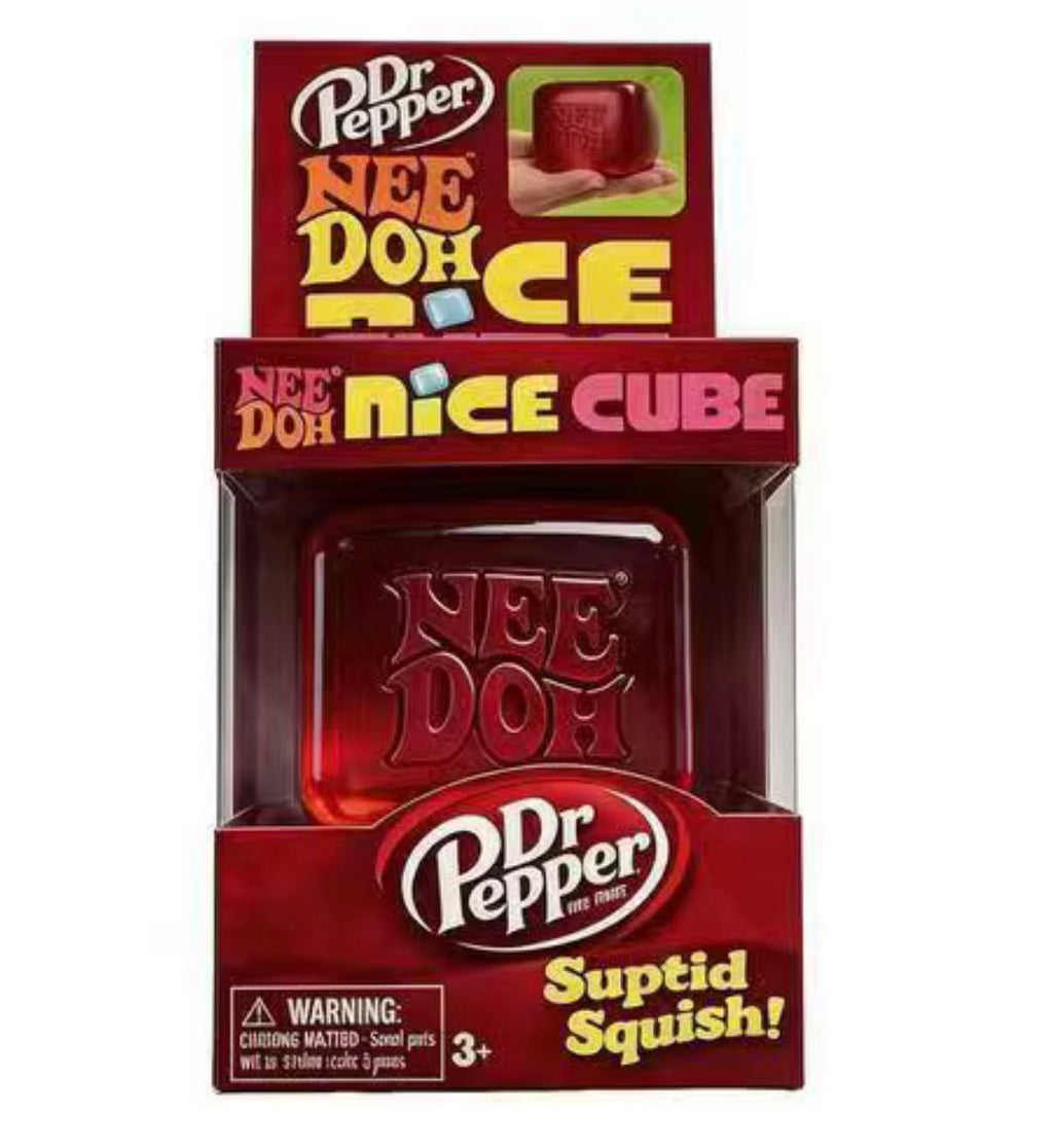 Needoh Red Nice cube Dr. Pepper