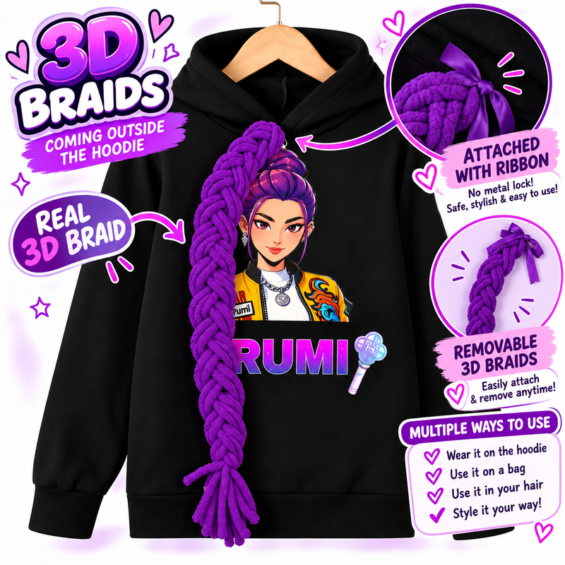 3D Rumi removable braids