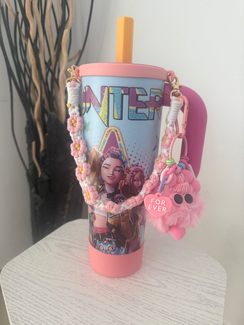 K-Pop Tumbler with Accessories