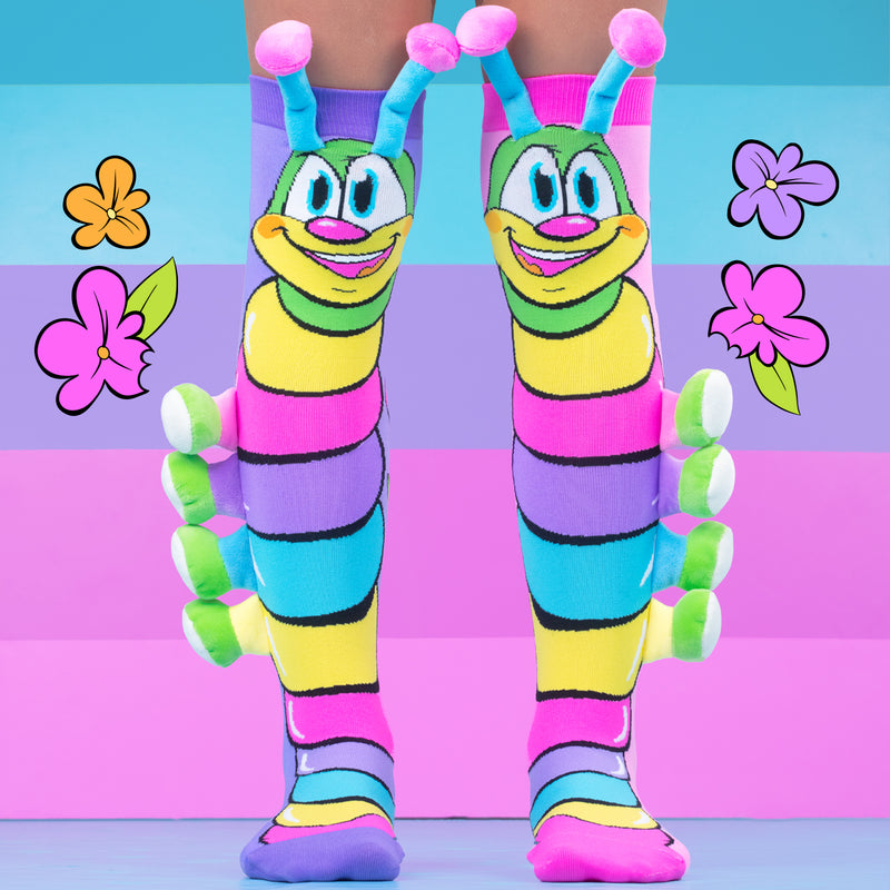 Madmia Rainbow Caterpillar 3D Socks