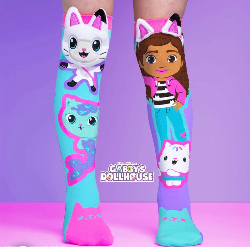 Madmia Gabby's Dollhouse Pandy Paws 3D Socks