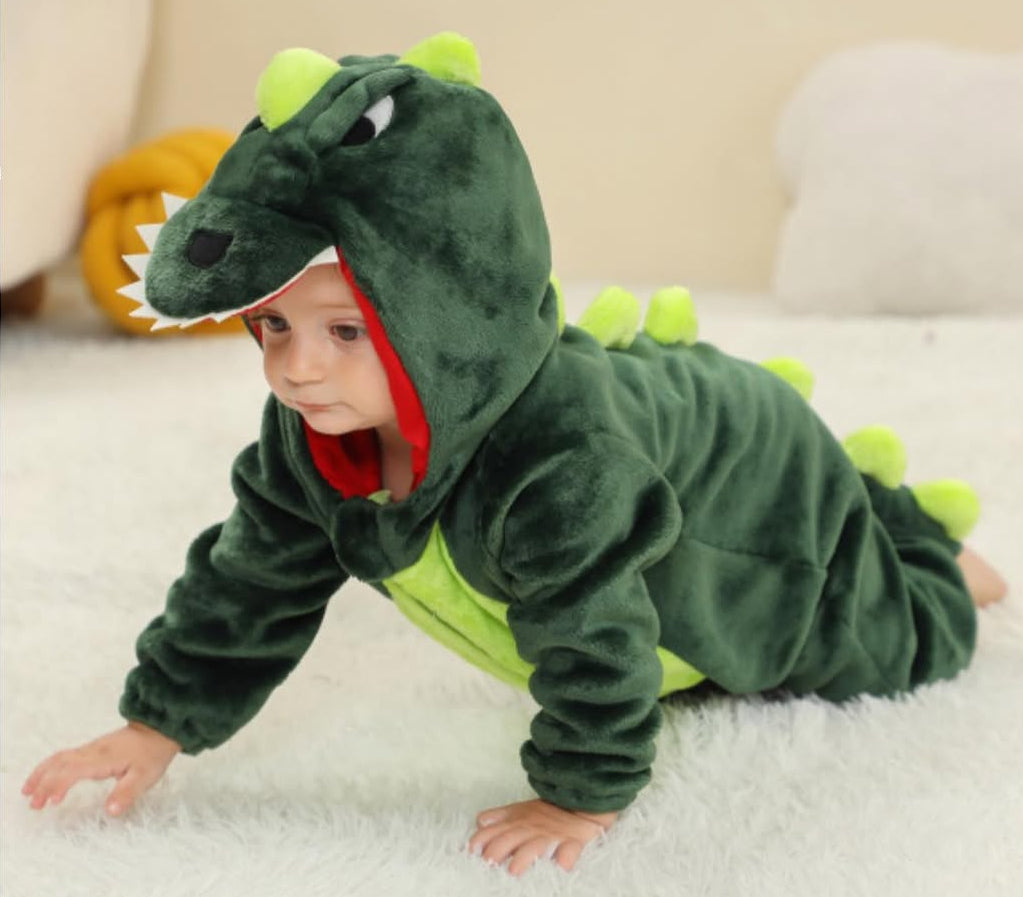 Dinosaur Hooded Jumpsuit, Baby & Kids