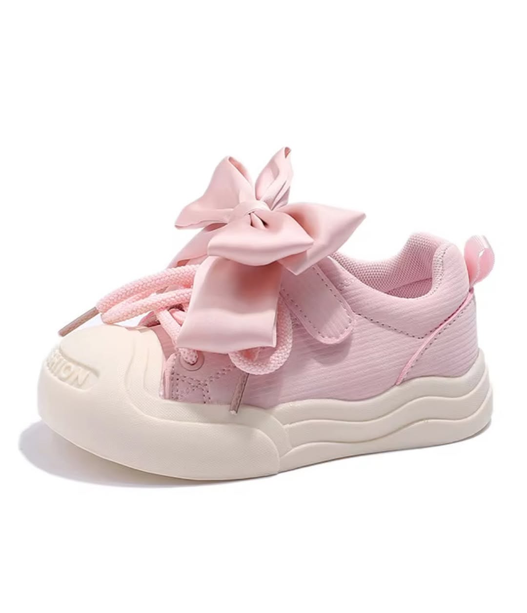 Kids Bow Sneakers, Pink