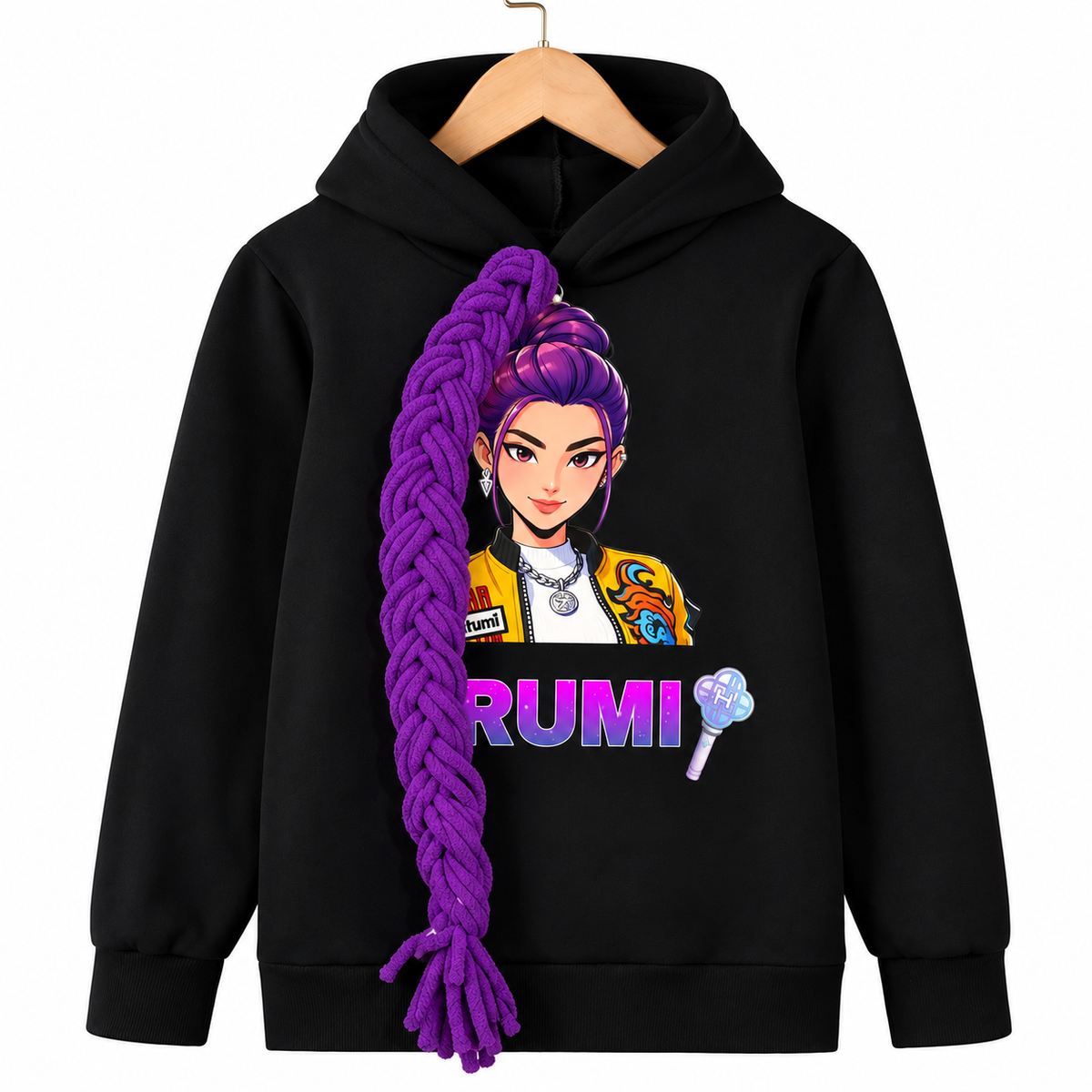 3D Rumi removable braids