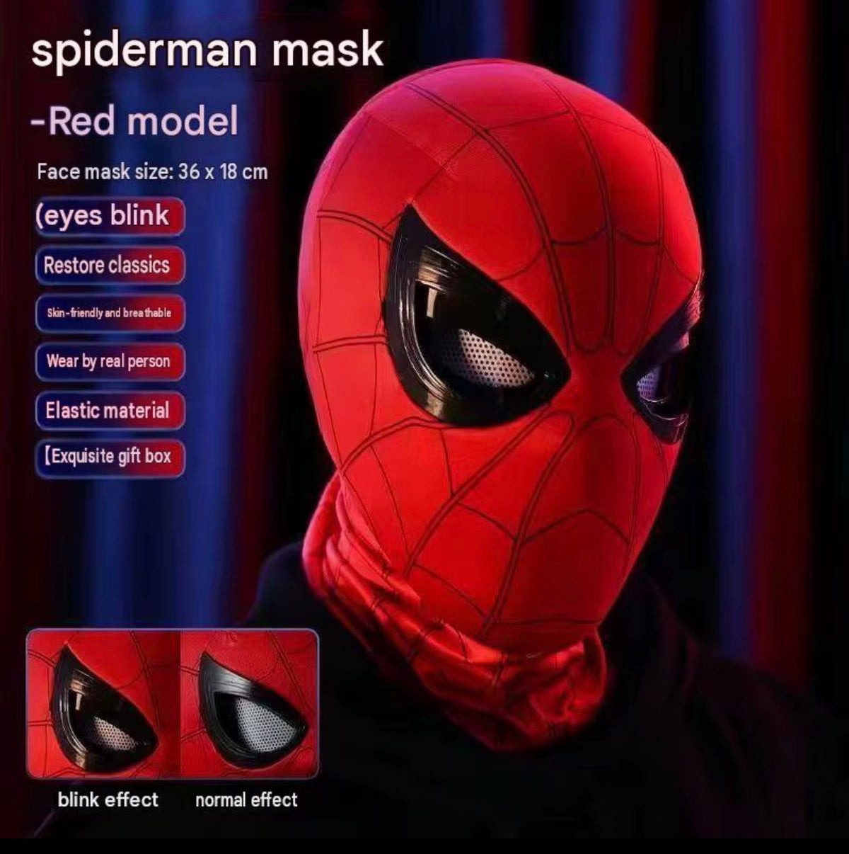Spiderman LED Mask