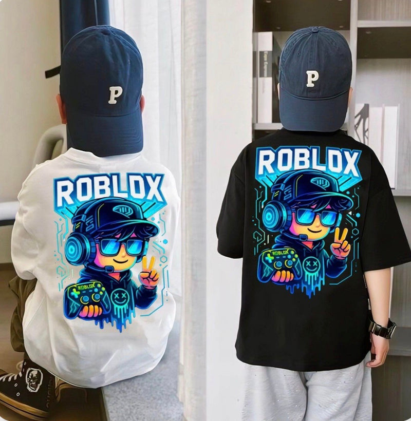 Roblox Gamer Back Print T-shirt