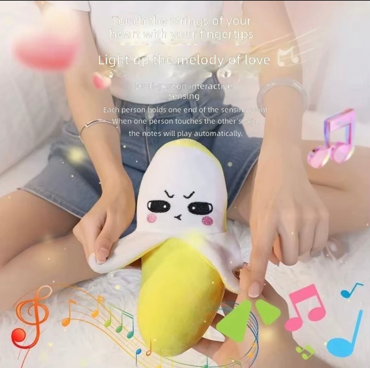 Sensory Musical Fruits plush Dolls