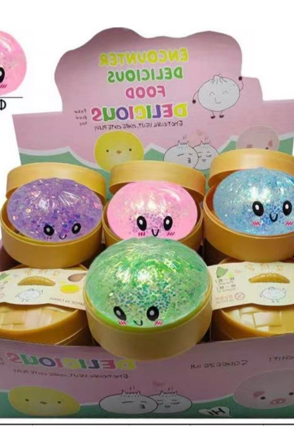 Dumpling Glitter Squishy