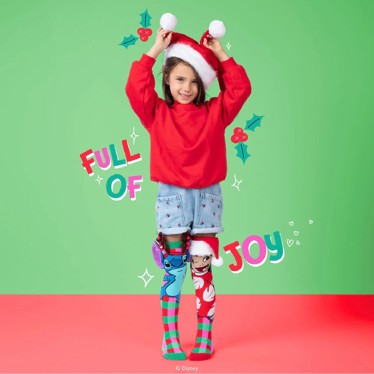 Lilo & Stich Christmas Socks