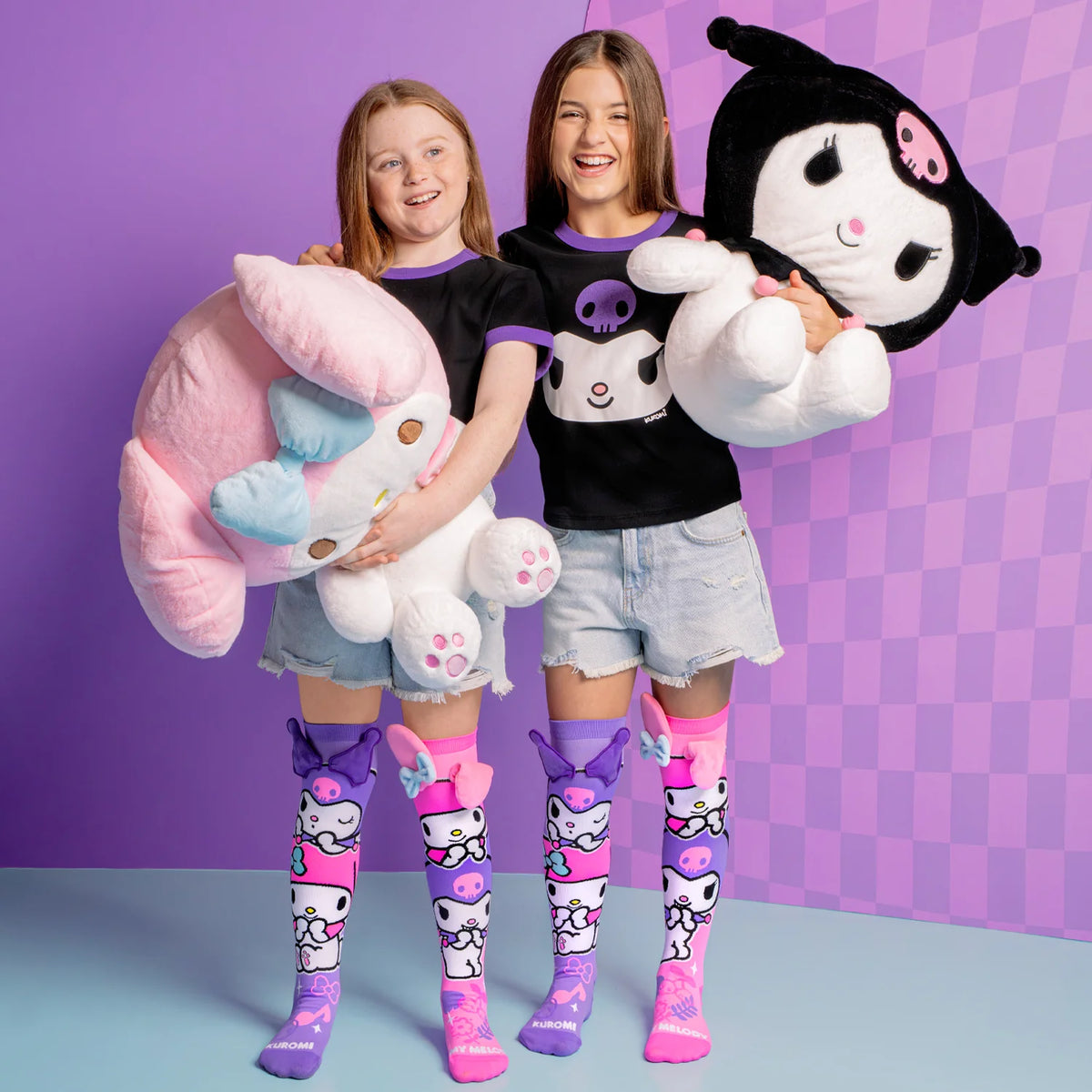 Madmia Kuromi & My Melody 3D Socks