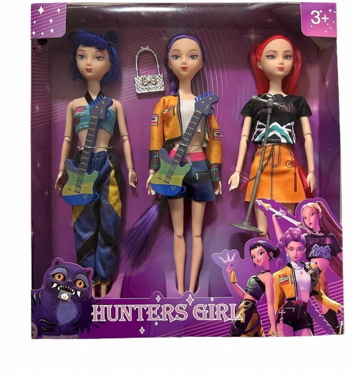 Rumi ,Mira & Zoey Singing Dolls With Guitar