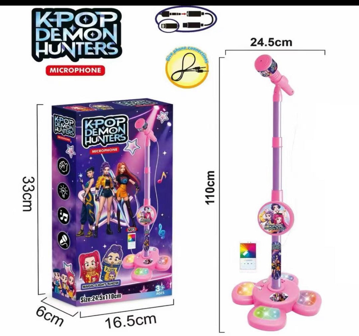 K-Pop Demon Hunters Karaoke Microphone