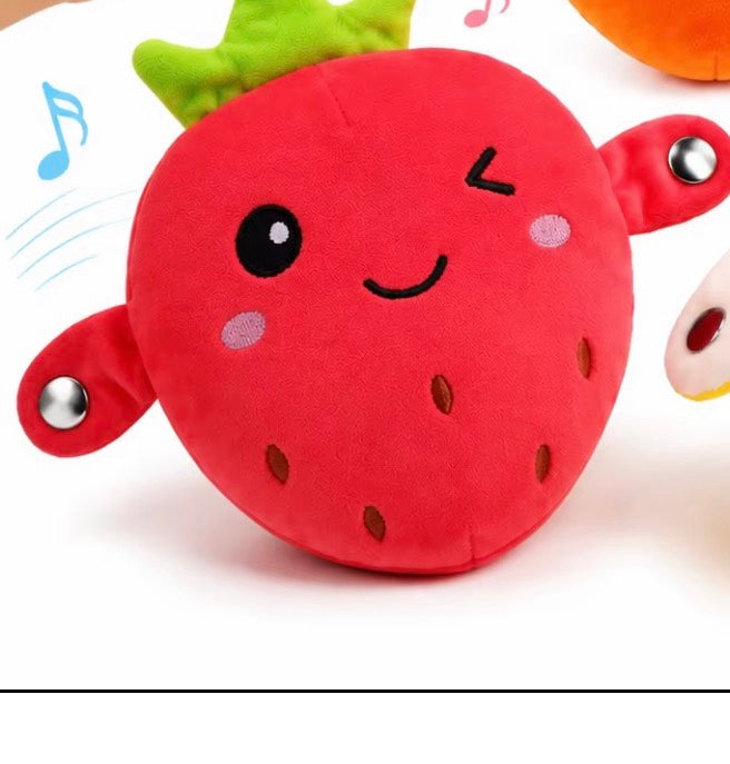 Sensory Musical Fruits plush Dolls
