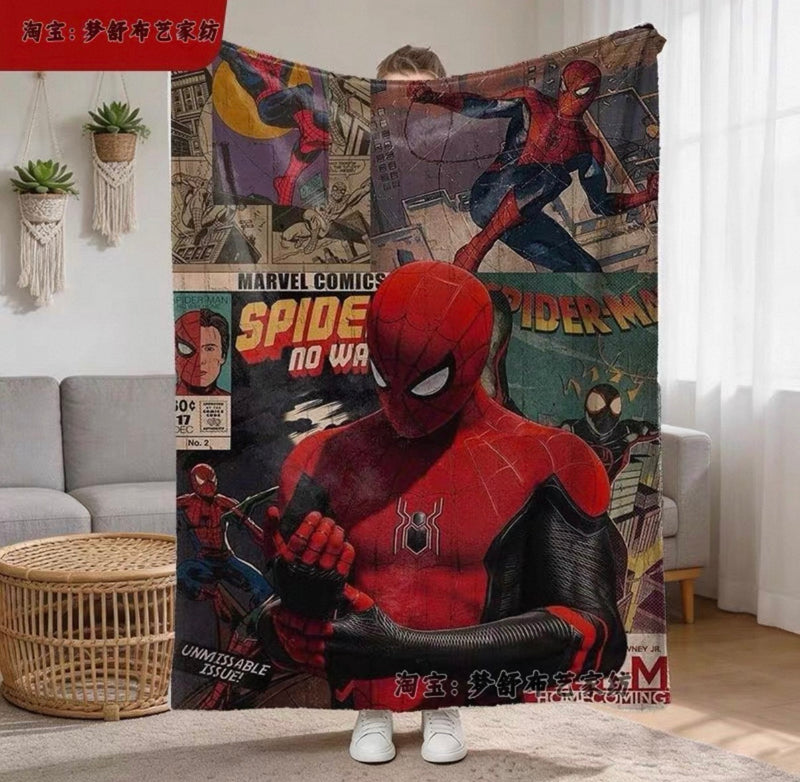 Spider-Man Comic Fleece Blanket