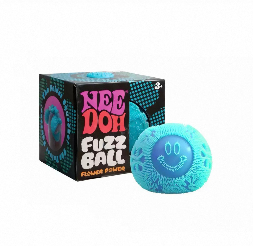 Needoh Fuzz Smiley Ball Nice Cube