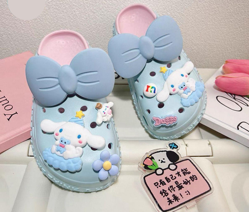 Cinnamoroll 3D Crocs with Bows