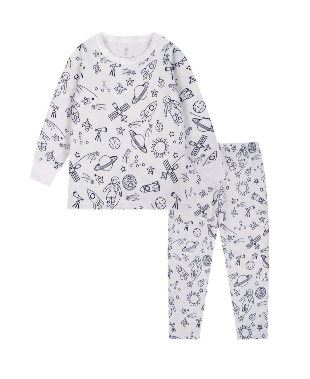 Galaxy Doodle Colouring Pyjamas