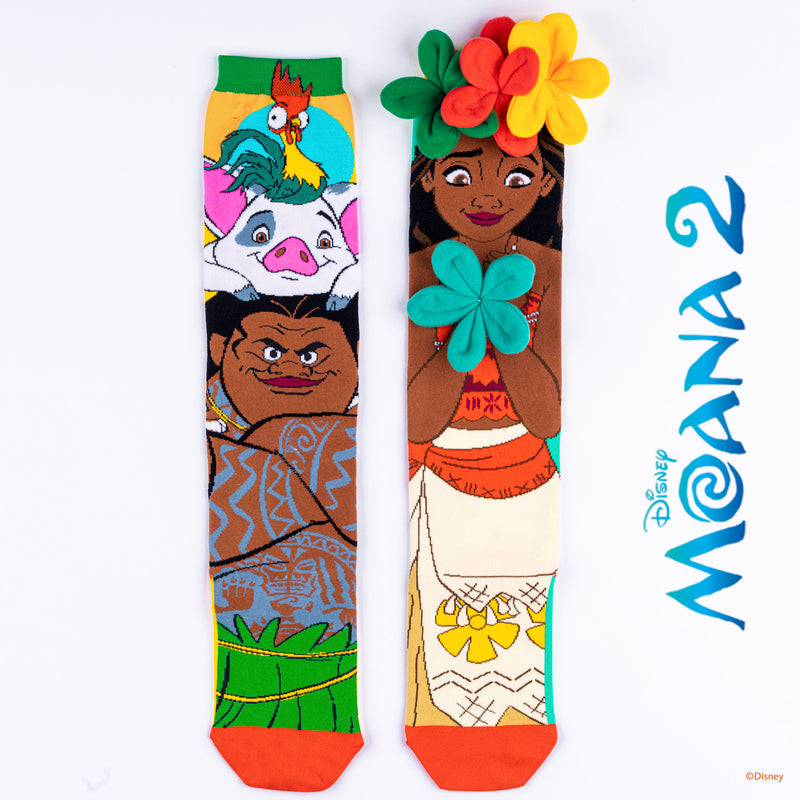 Madmia Moana &amp; Maui 3D Socks