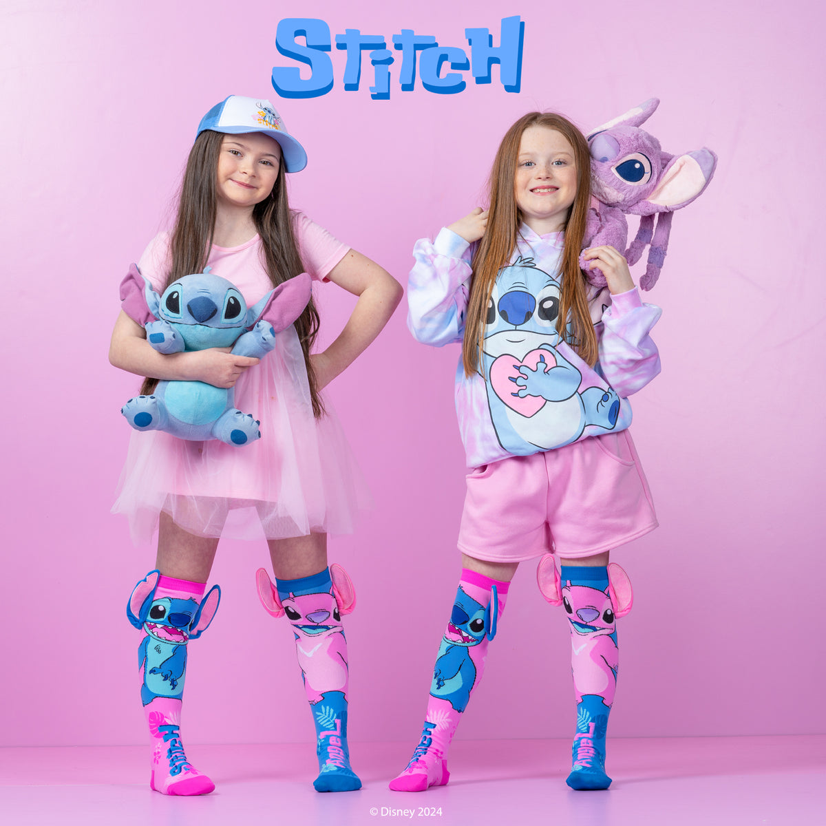 Madmia Stitch & Angel 3D Socks