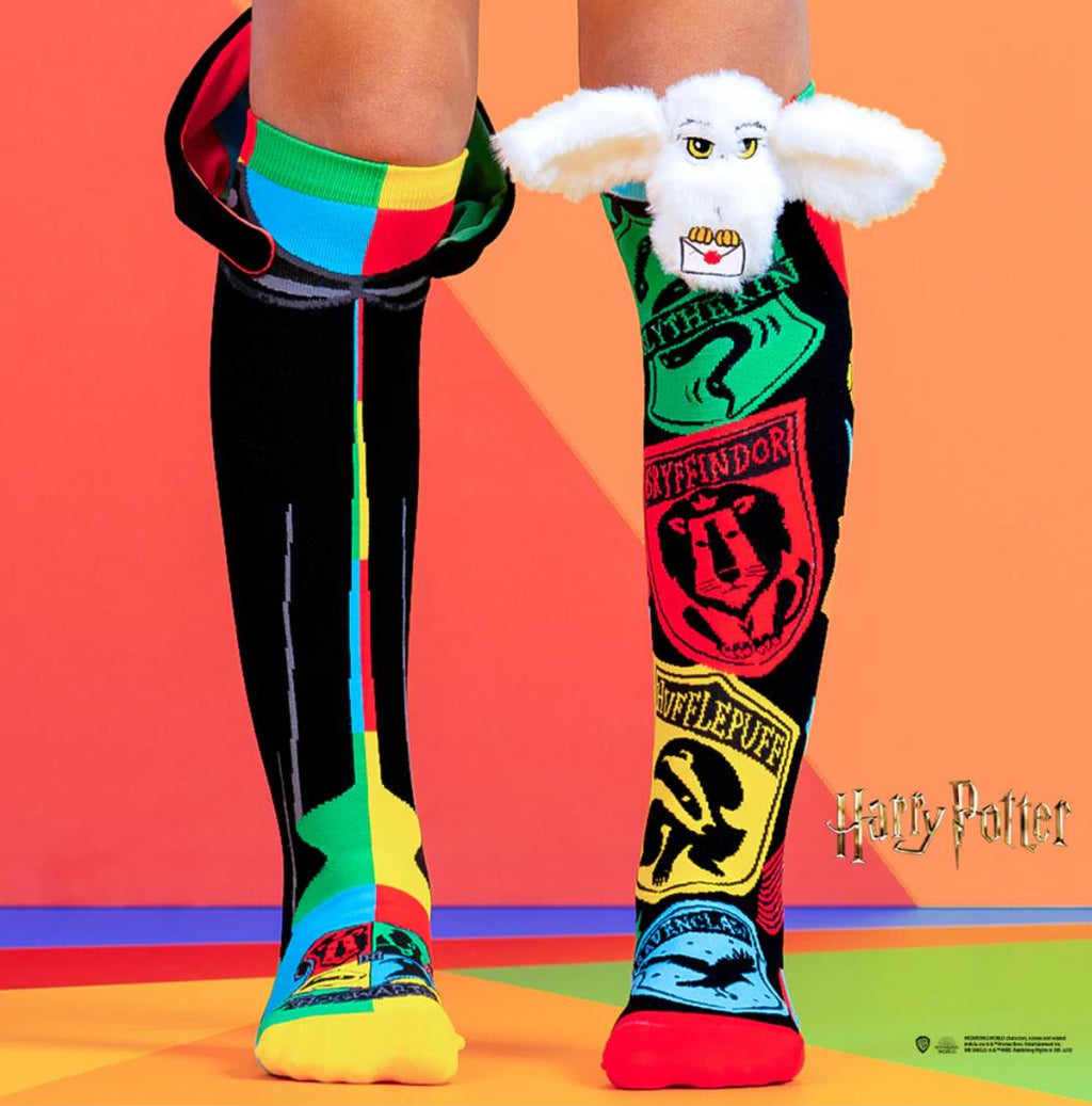 Harry Potter Hogwarts and Hedwig Socks