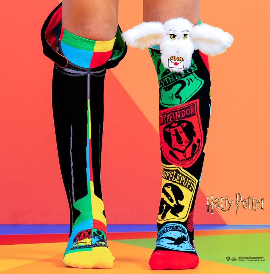 Harry Potter Hogwarts and Hedwig Socks