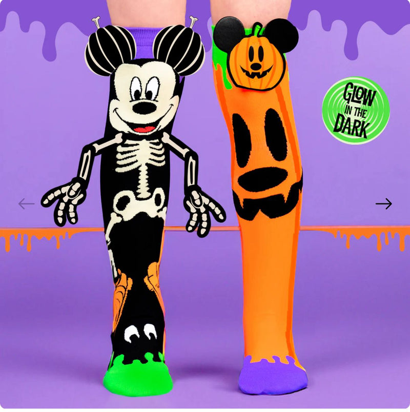 Madmia Mickey Glow-in-the-Dark 3D Socks