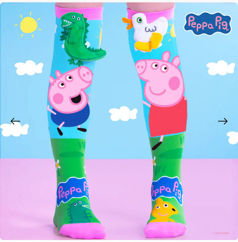 Madmia Peppa Pig & George 3D Socks