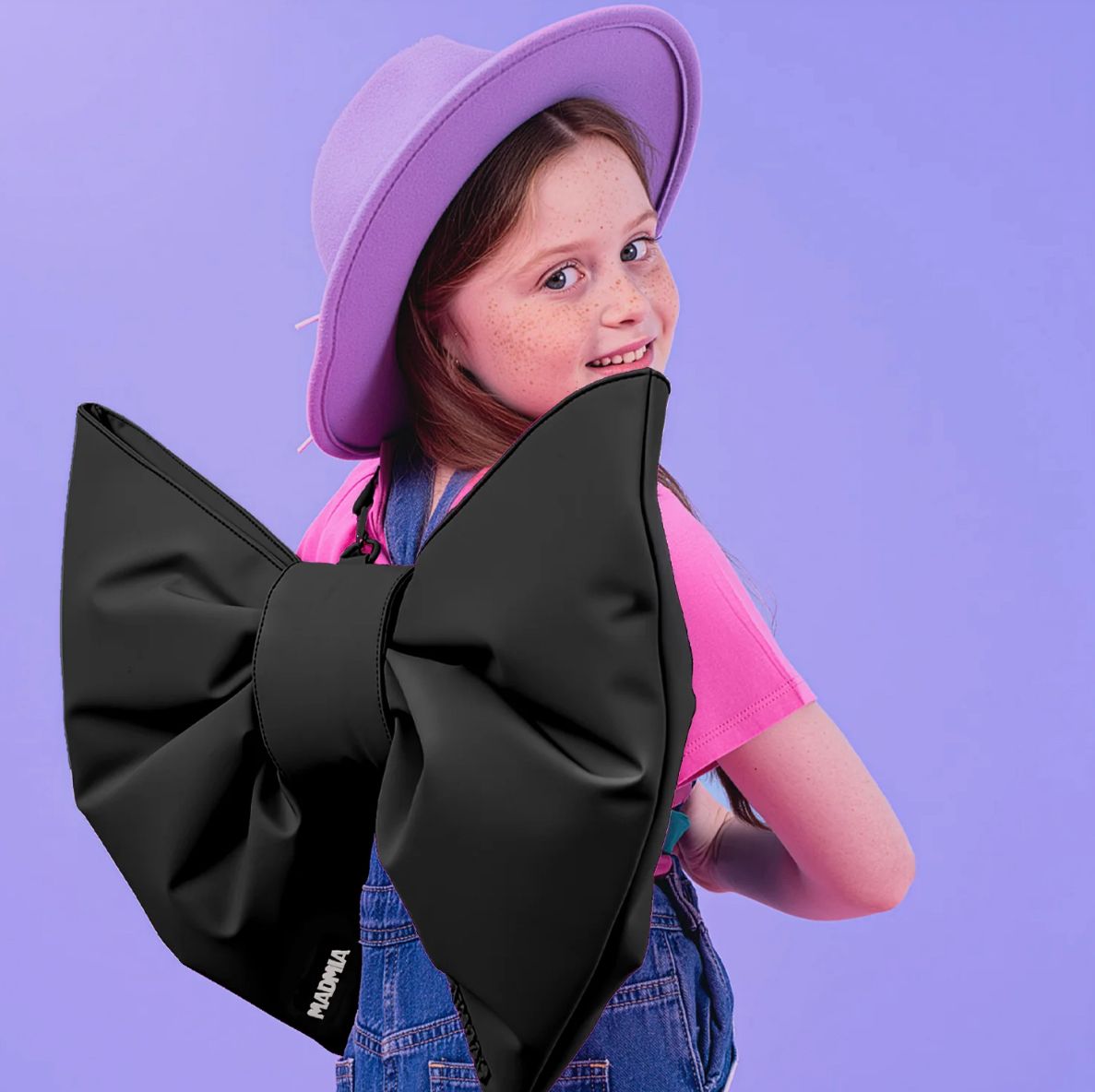 Madmia Bow Bag, Black