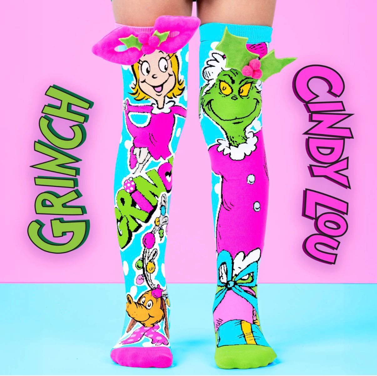 Grinch & Cindy Lou Socks
