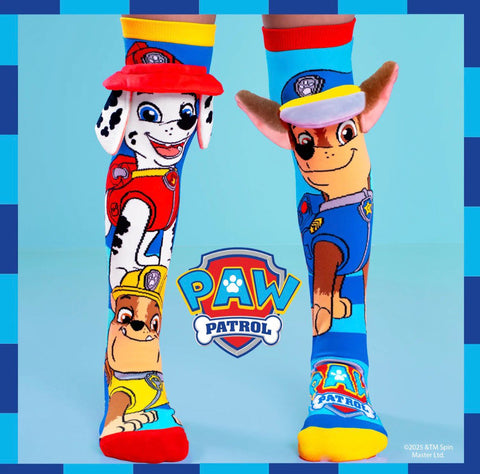 Madmia Paw Patrol Marshall & Chase 3D Socks