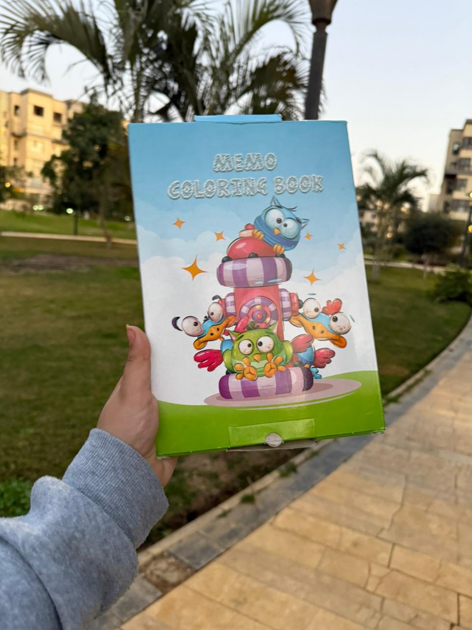 Memo set of 5 Cartoon Coloring Books