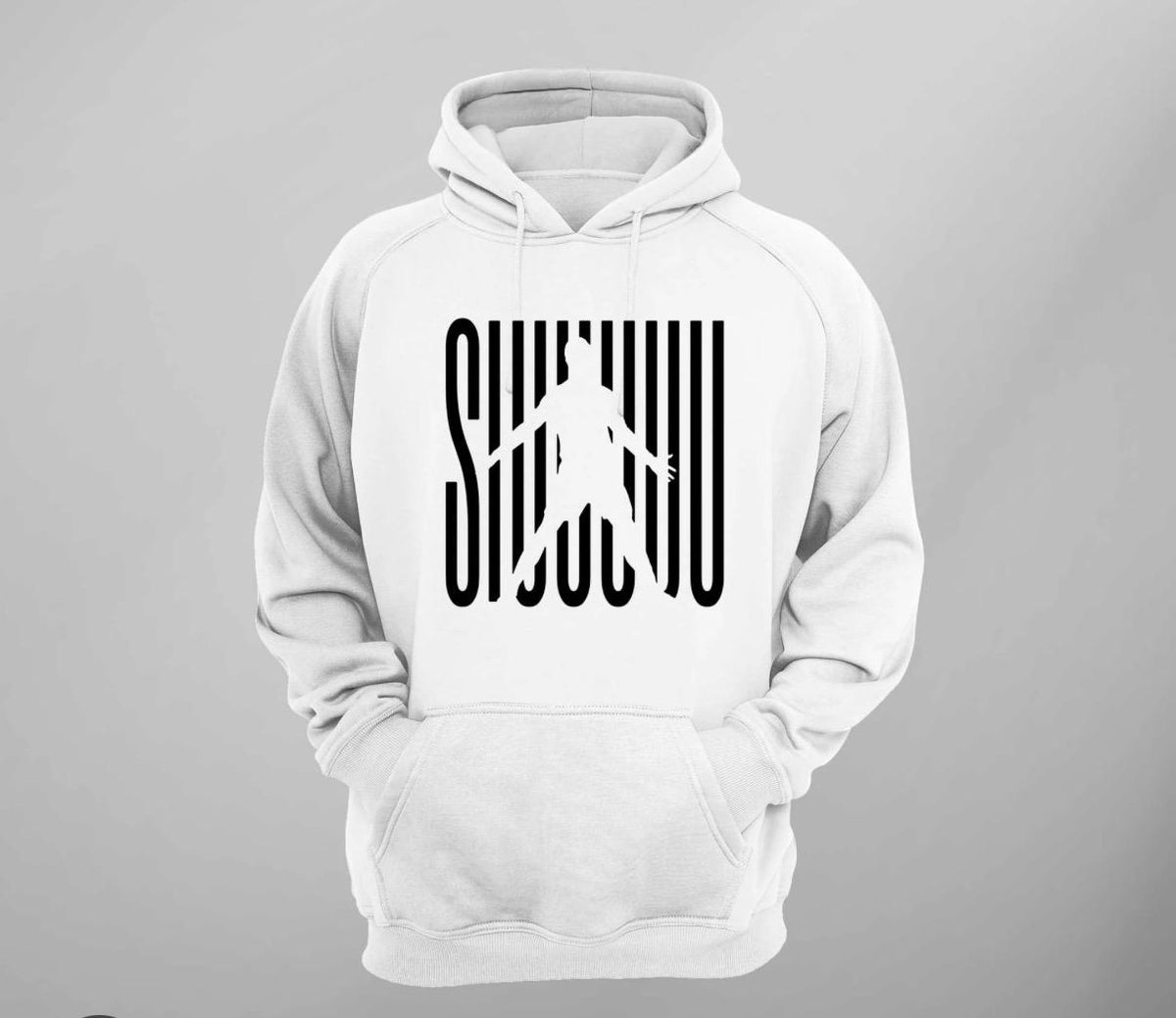Ronaldo Siuuu Hoodie, White