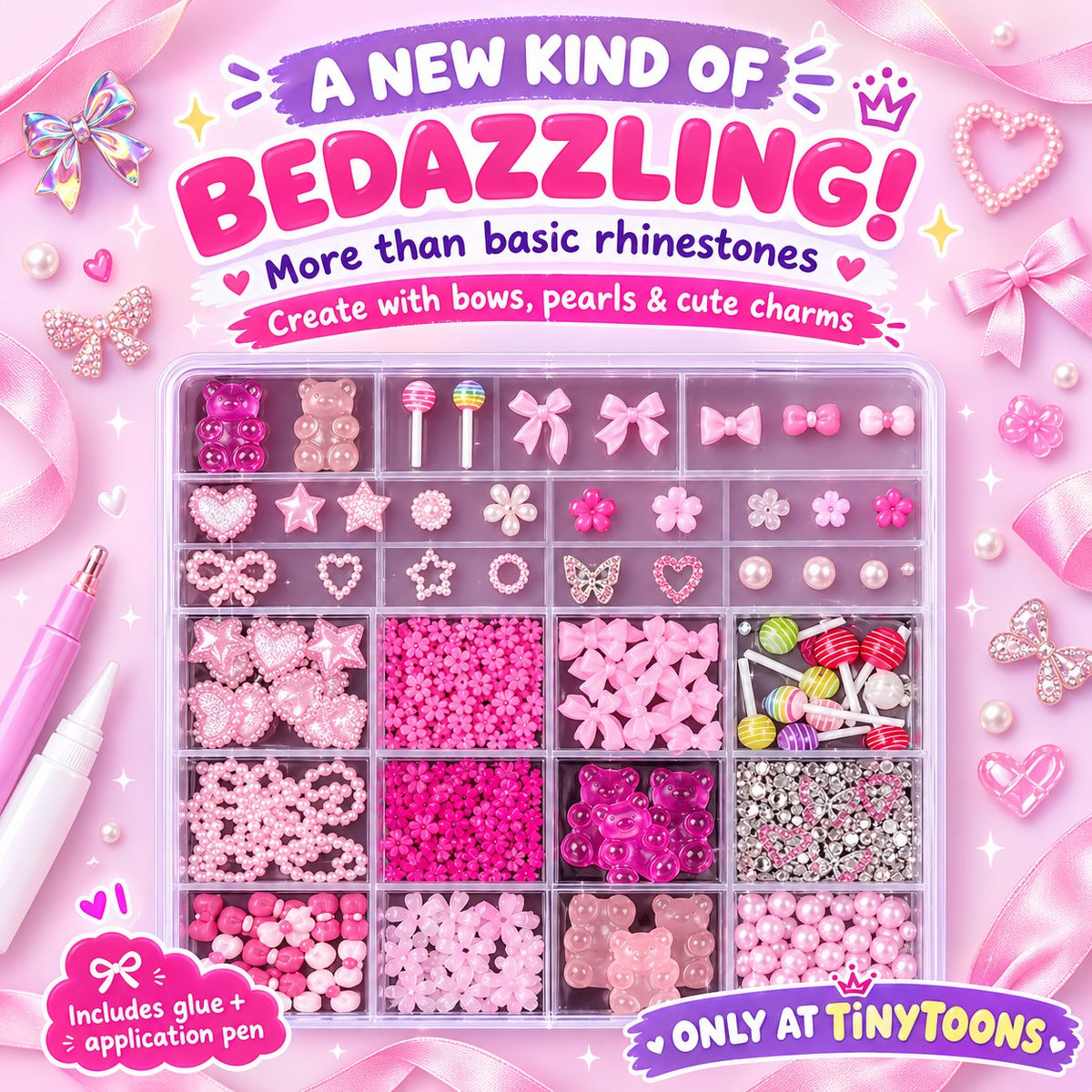 Bedazzling Charm Kit, Pink