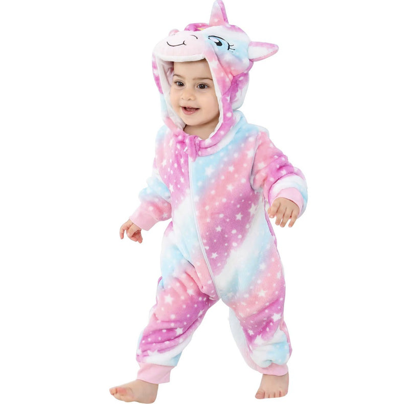 Pastel Unicorn Kids Jumpsuit, front