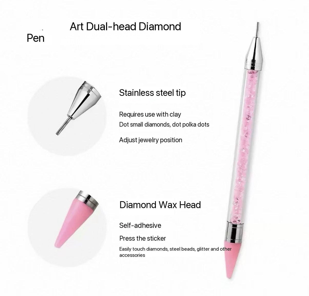 Dual-head application pen